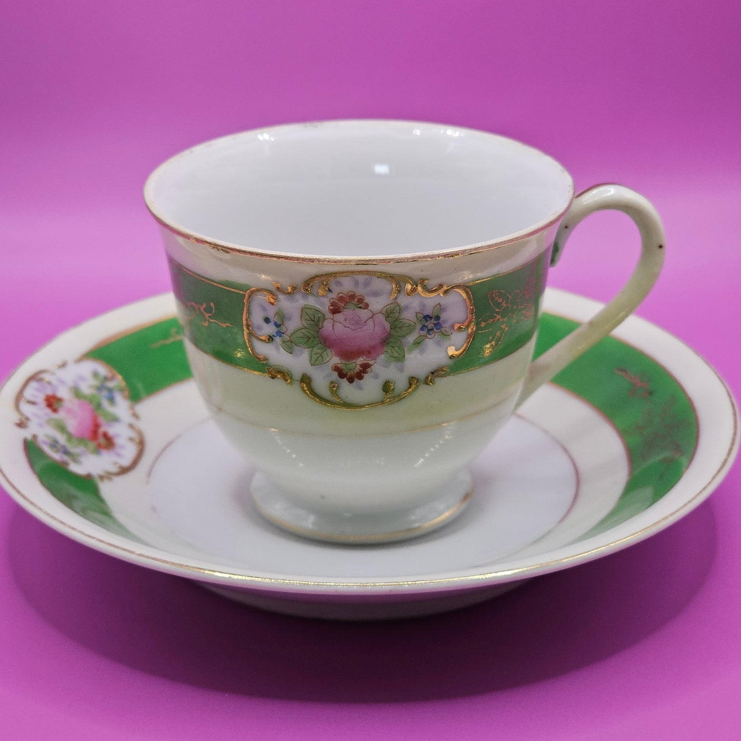 Chugai China Demitasse Cup and Saucer | 3 oz Candle