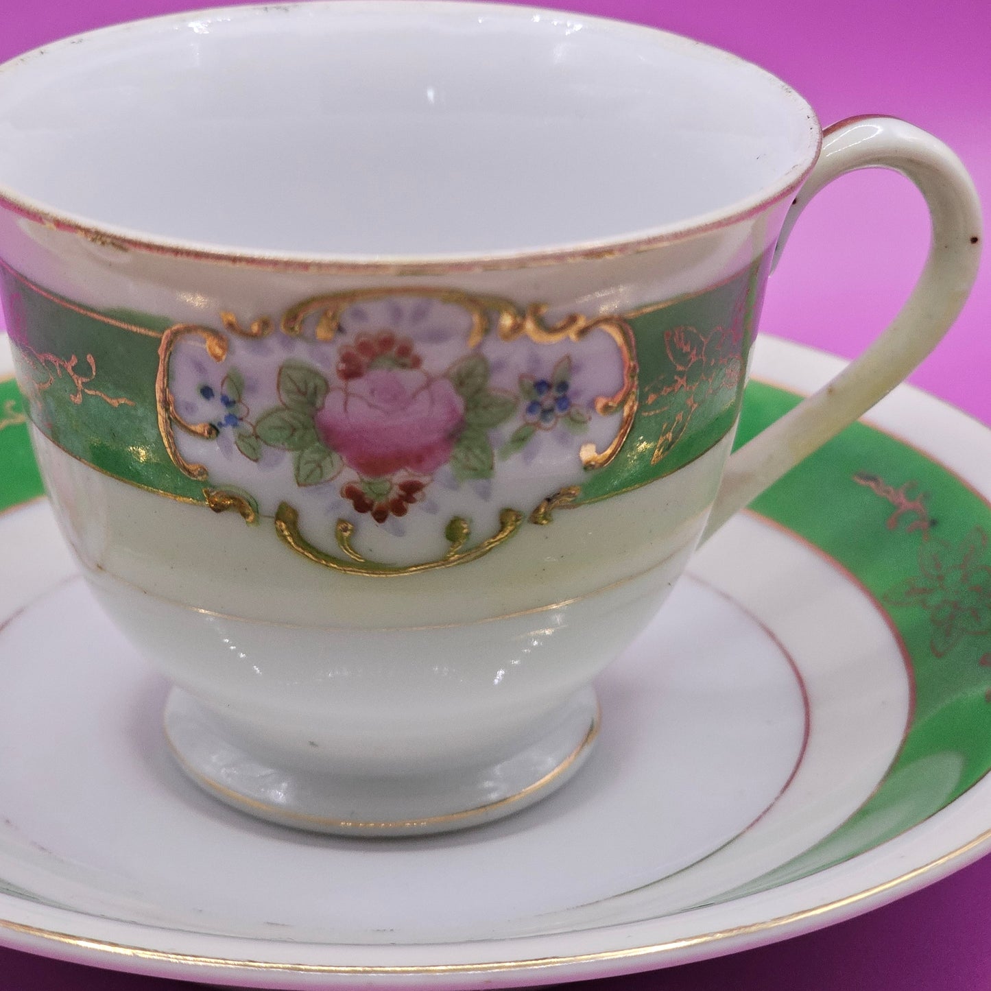 Chugai China Demitasse Cup and Saucer | 3 oz Candle