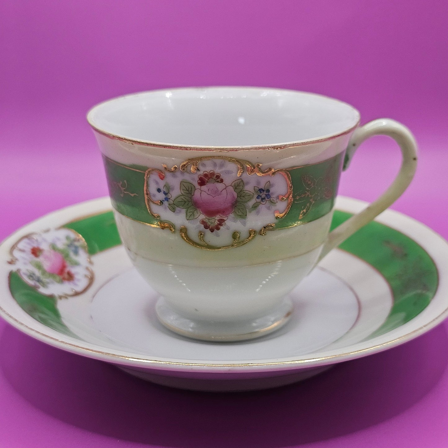 Chugai China Demitasse Cup and Saucer | 3 oz Candle