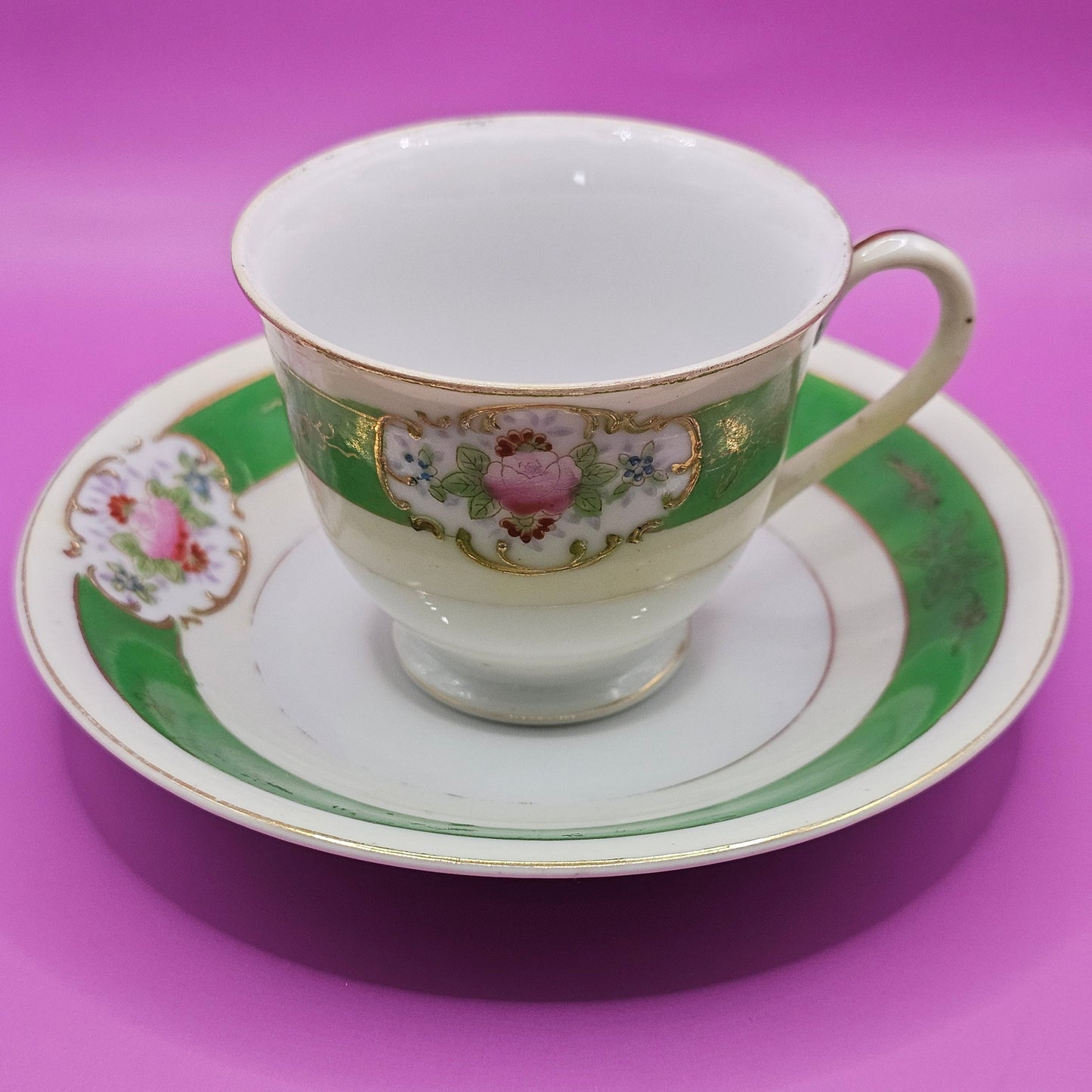 Chugai China Demitasse Cup and Saucer | 3 oz Candle