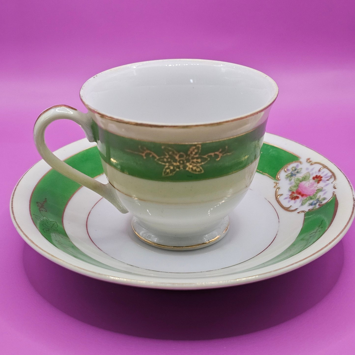 Chugai China Demitasse Cup and Saucer | 3 oz Candle