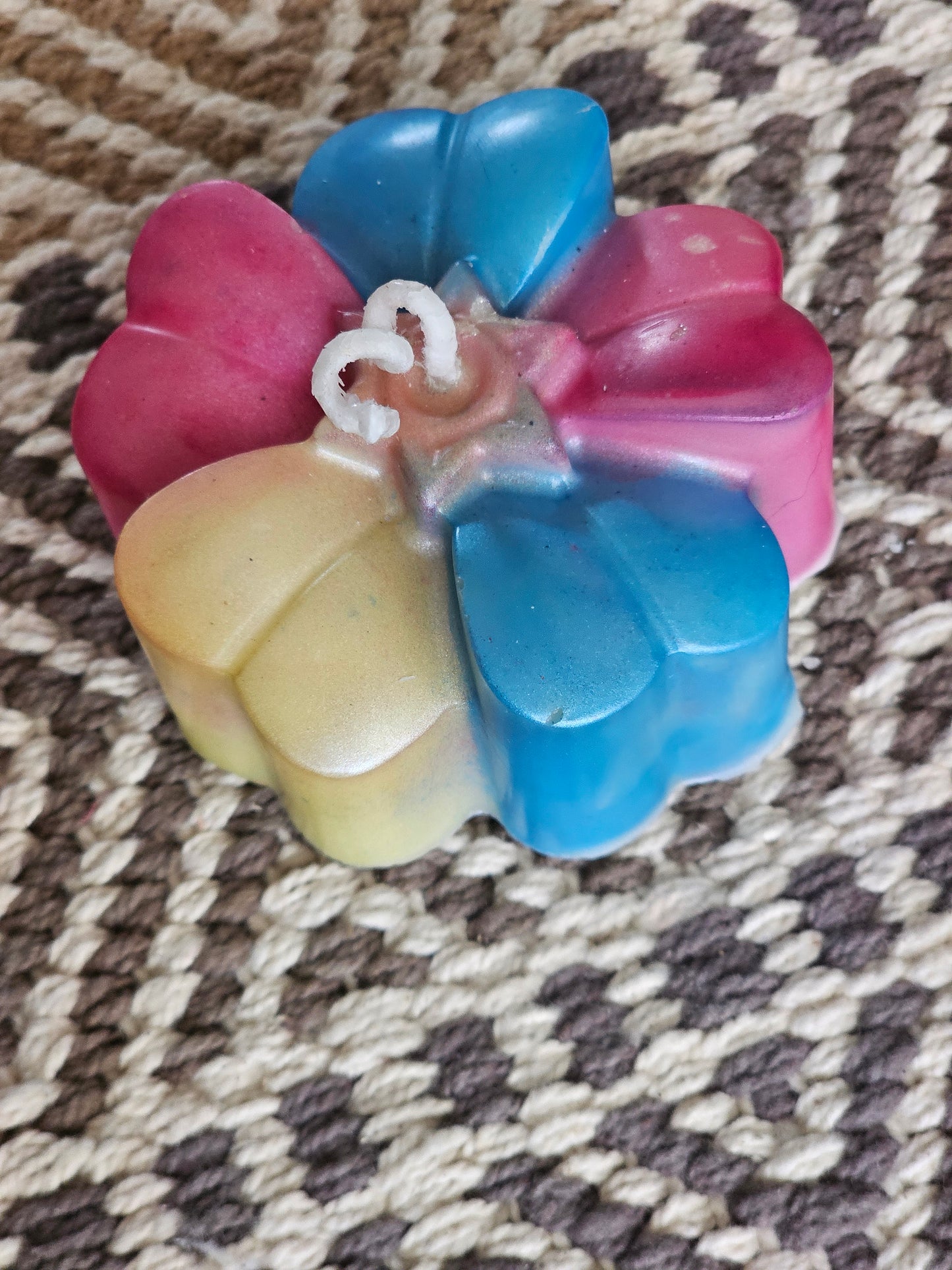 Pan Pride Flower Candle