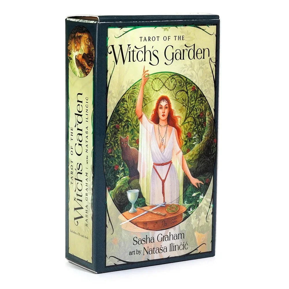 Tarot of the Witch's Garden Fortune Telling Game Divination Board Games Taro Oracle Deck Playing Full English Mysterious Version