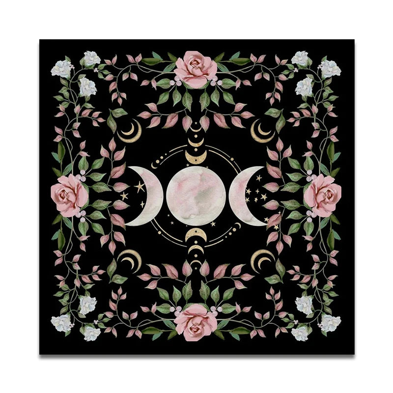 Triple Moon Altar/Tarot Cloth