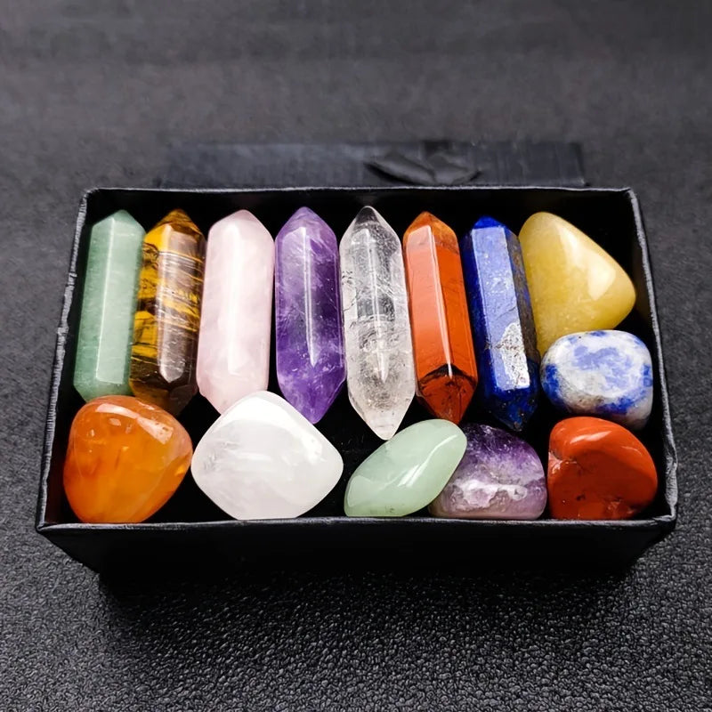 14pcs Chakra Healing Stones And Crystals Set For Meditation