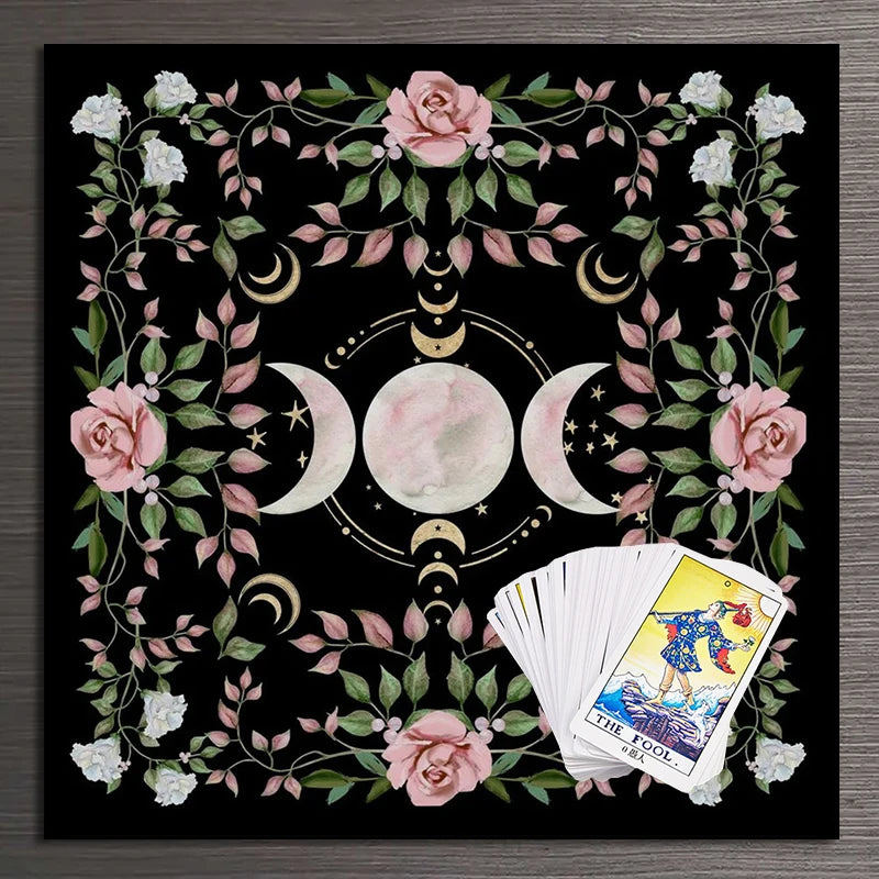 Triple Moon Altar/Tarot Cloth