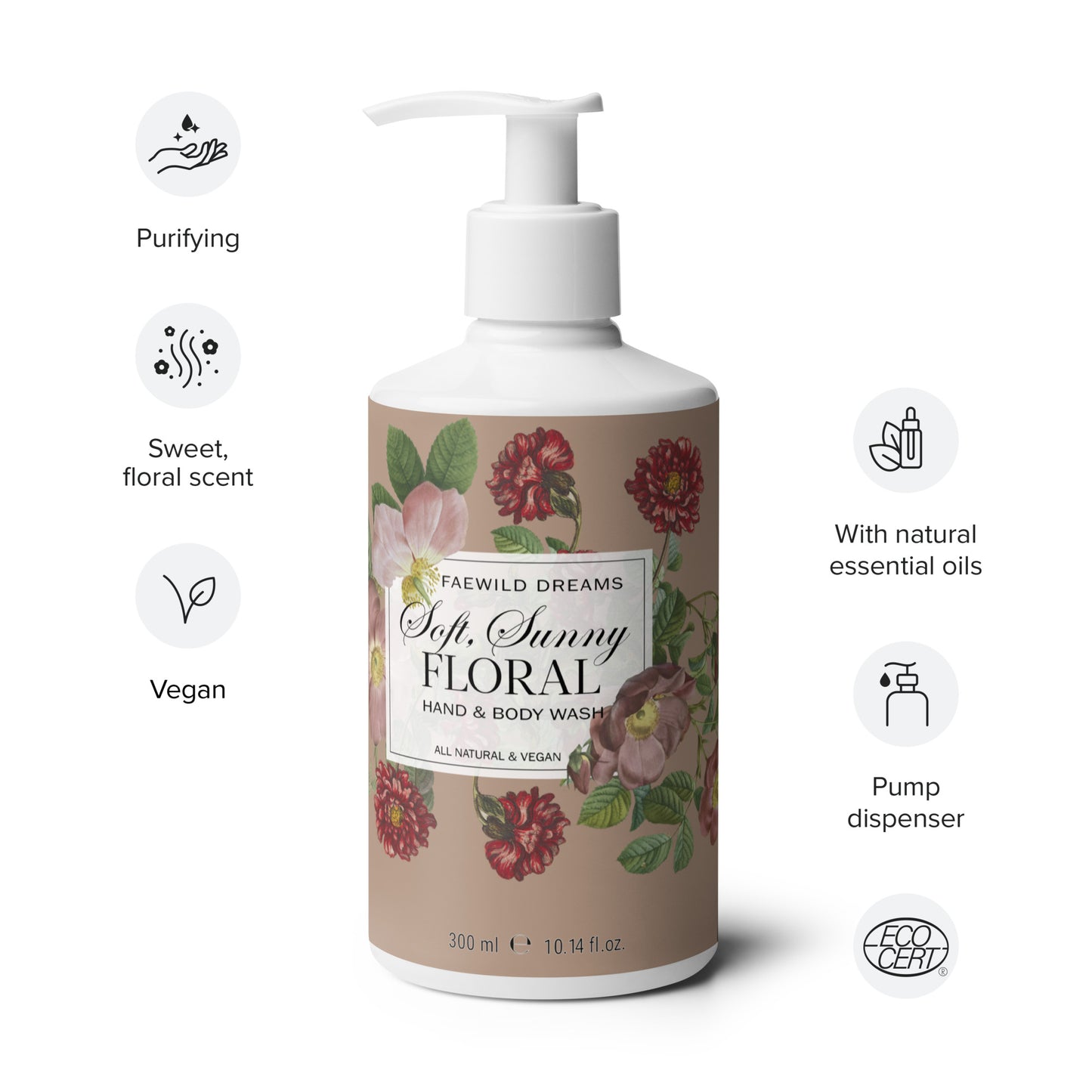 Floral hand & body wash